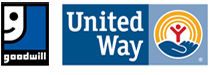 Goodwill and United Way badges